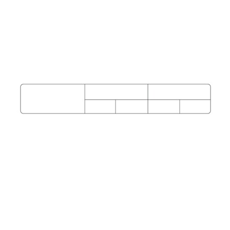 Specimen Label, Multiple Label Set Thermal 8-1/2 X 1-5/16, 3 Core